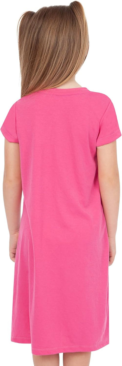 Scooby-Doo Girls Floral Nightdress – Short Sleeve Nightie (2 to 10 Years)