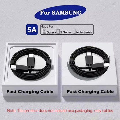 2PCS 45W PD USB-C Cable – Fast Charging & Data Cable for Samsung Galaxy S & Note Series