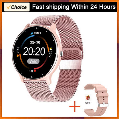Smart Watch Women Men Ladies Gift Sport Fitness Men Watches Heart Rate Monitor Waterproof Smartwatch for Android IOS