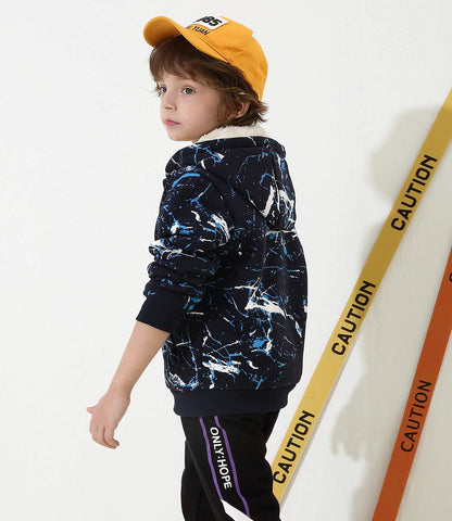 Kids Boys Girls Sherpa Fleece Lined Jacket 2-14 Years (Toddler/Kids)