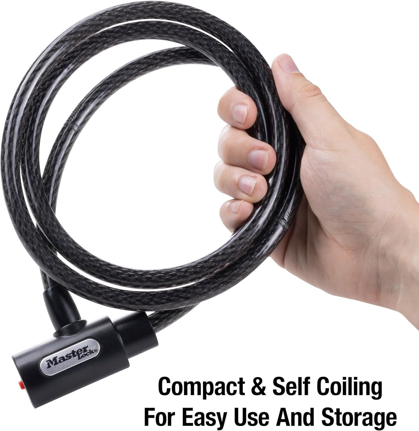 8364DCC Cable Bike Lock with Key, 5 Ft. Long