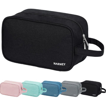 Travel Toiletry - Traveling Dopp Kit Shaving Bag for Toiletries Accessories (Black)