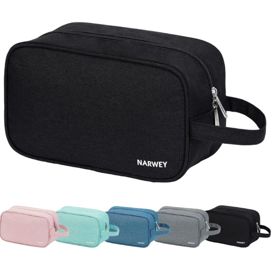 Travel Toiletry - Traveling Dopp Kit Shaving Bag for Toiletries Accessories (Black)