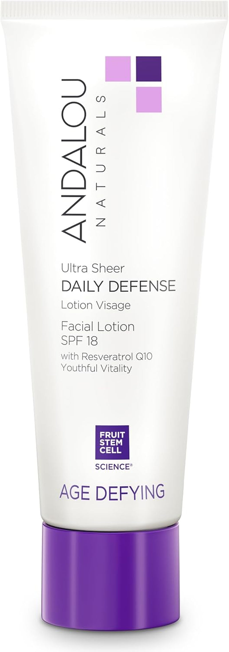 Ultra Sheer Daily Defence Facial Lotion with SPF 18 80 Ml