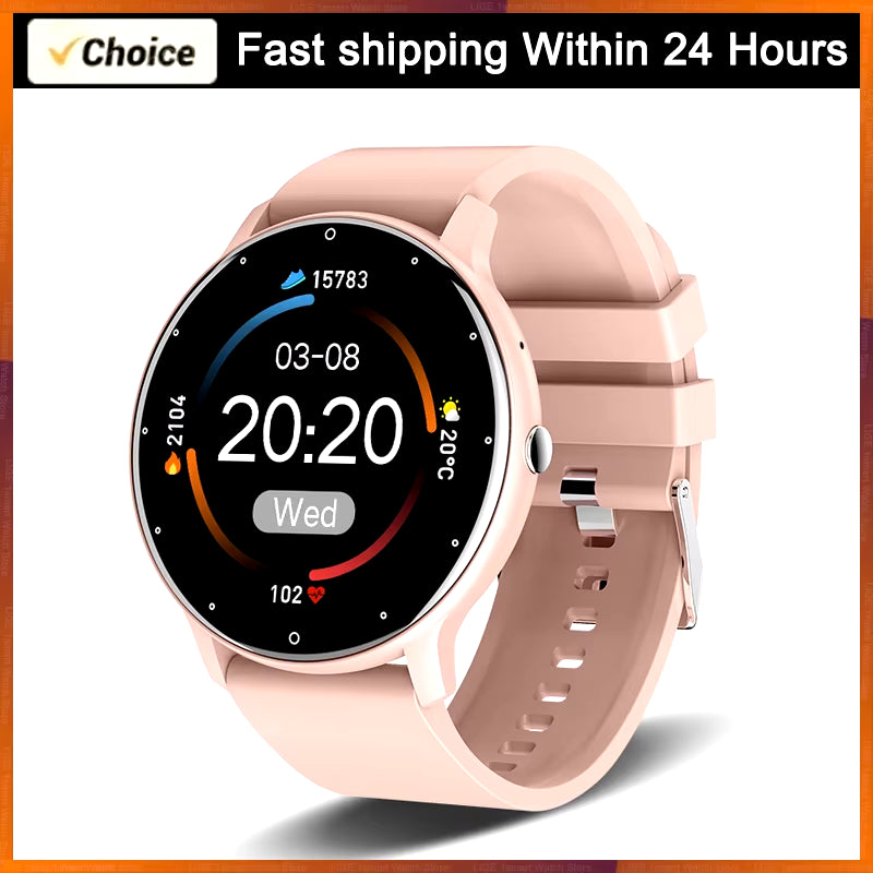 Smart Watch Women Men Ladies Gift Sport Fitness Men Watches Heart Rate Monitor Waterproof Smartwatch for Android IOS
