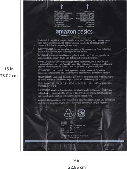 Dog Poop/Waste Bags with Dispenser and Leash Clip, Unscented, 300 Bags (20 Packs of 15 Bags)