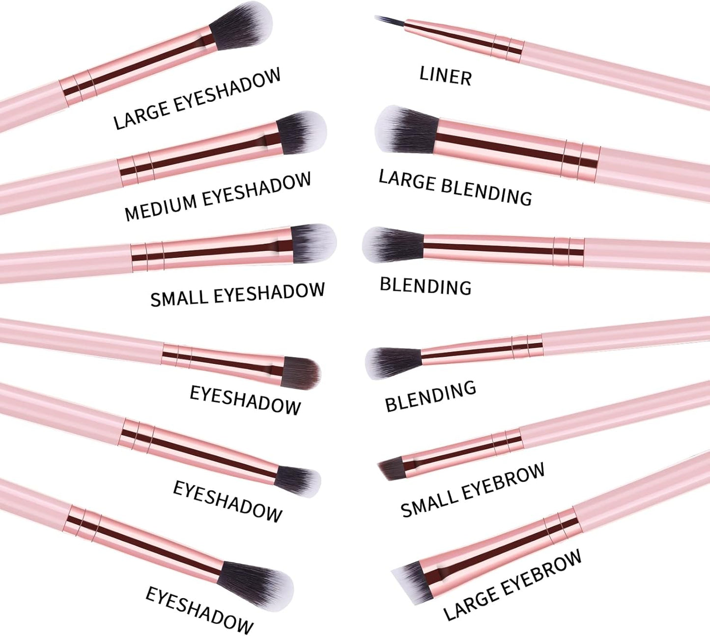 Eyeshadow Brushes Set (12 Pcs)