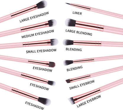 Eyeshadow Brushes Set (12 Pcs)