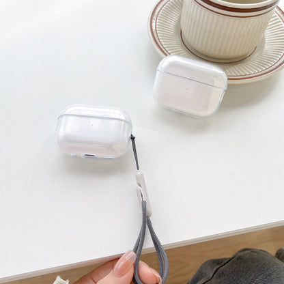 Clear Soft TPU AirPods Case – Shockproof Cover with Lanyard for AirPods 1/2/3/4 & Pro/Pro 2/Pro 3