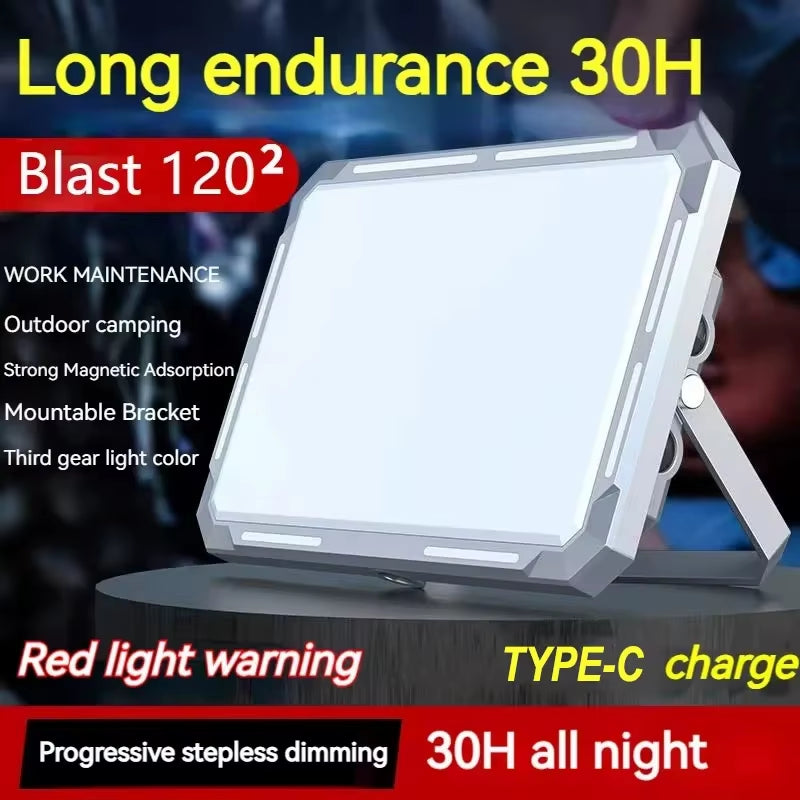LED Camping Tent Light Rechargeable Searchlight High Power Outdoor Emergency Lighting Waterproof Portable Hanging Night Lamps