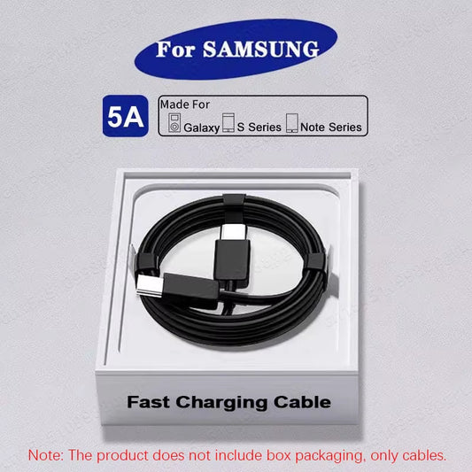 2PCS 45W PD USB-C Cable – Fast Charging & Data Cable for Samsung Galaxy S & Note Series