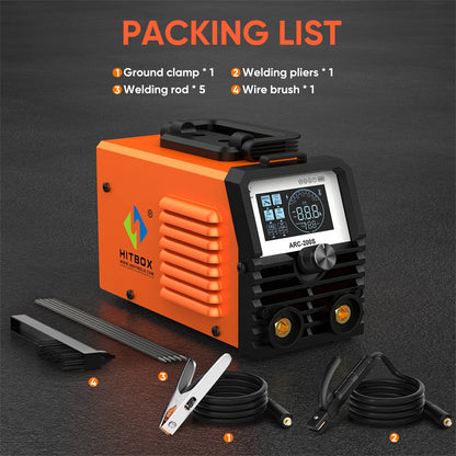ARC200S 2-in-1 Welding Machine – ARC/MMA & Lift TIG IGBT Inverter, LED Digital Display, Portable 220V 10–200A Welder
