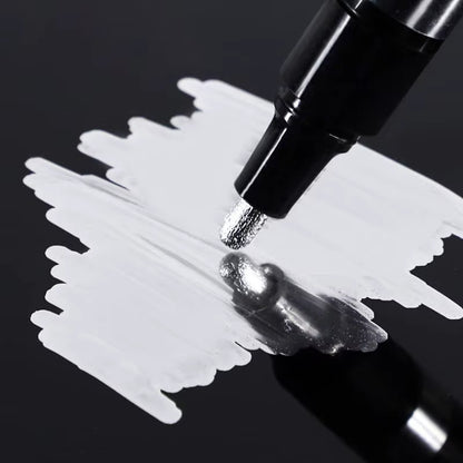 Chrome Mirror Marker Pen 2Mm DIY Reflective Paint Pen Permanent Gold SILVER Marker Touch Up, Model Painting, Marking 3/2/1Pcs