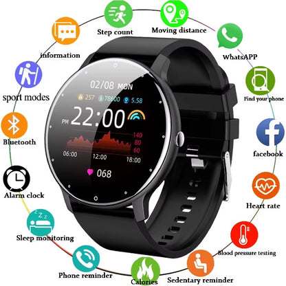Smart Watch Women Men Ladies Gift Sport Fitness Men Watches Heart Rate Monitor Waterproof Smartwatch for Android IOS