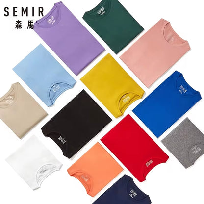 Men’s Summer Cotton Tees – Stretch Fit O-Neck Casual Streetwear