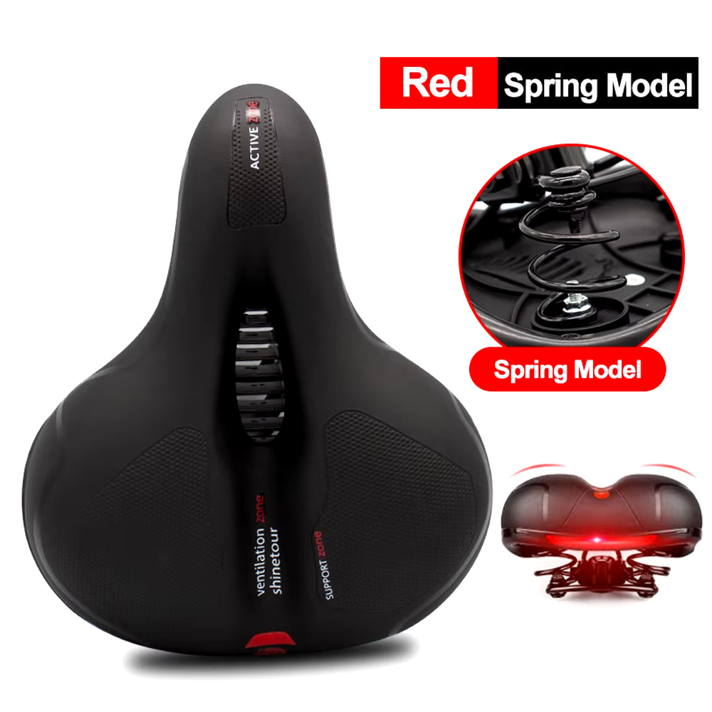 Hollow Breathable Bicycle Saddle | Comfortable Big Butt Bike Seat
