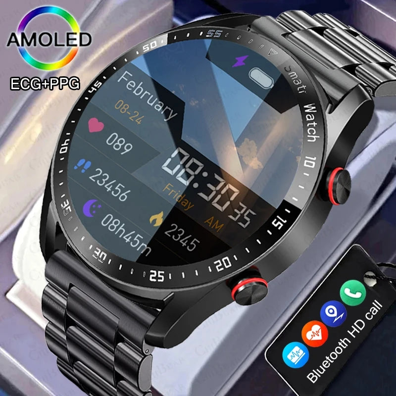 GT Series Smartwatch – HD Display, Bluetooth Calling, GPS, Heart Rate & IP68 Waterproof 