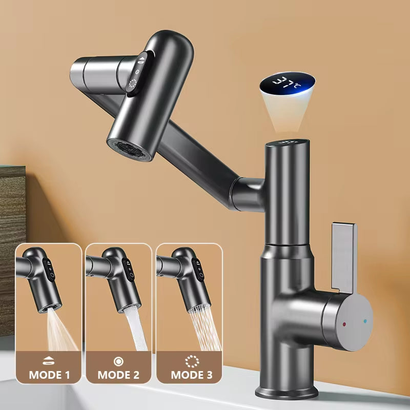 Digital 360° Rotating Smart Tap & Multi-Function Faucet 