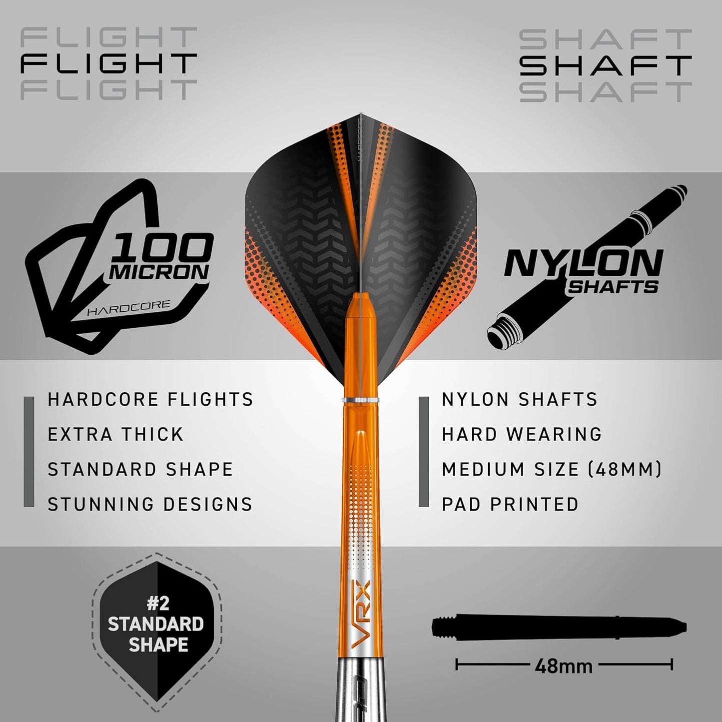 Amberjack Professional Tungsten Darts Set – 90% Tungsten with Flights & Shafts, 22G–30G Options