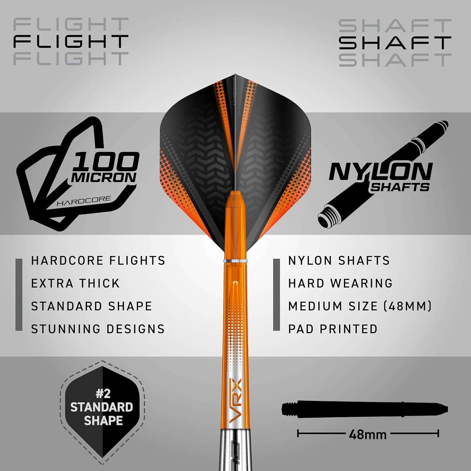 Amberjack Professional Tungsten Darts Set – 90% Tungsten with Flights & Shafts, 22G–30G Options