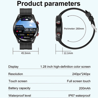 GT Series Smartwatch – HD Display, Bluetooth Calling, GPS, Heart Rate & IP68 Waterproof 