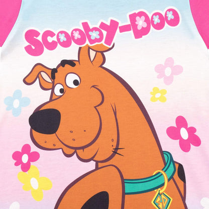 Scooby-Doo Girls Floral Nightdress – Short Sleeve Nightie (2 to 10 Years)
