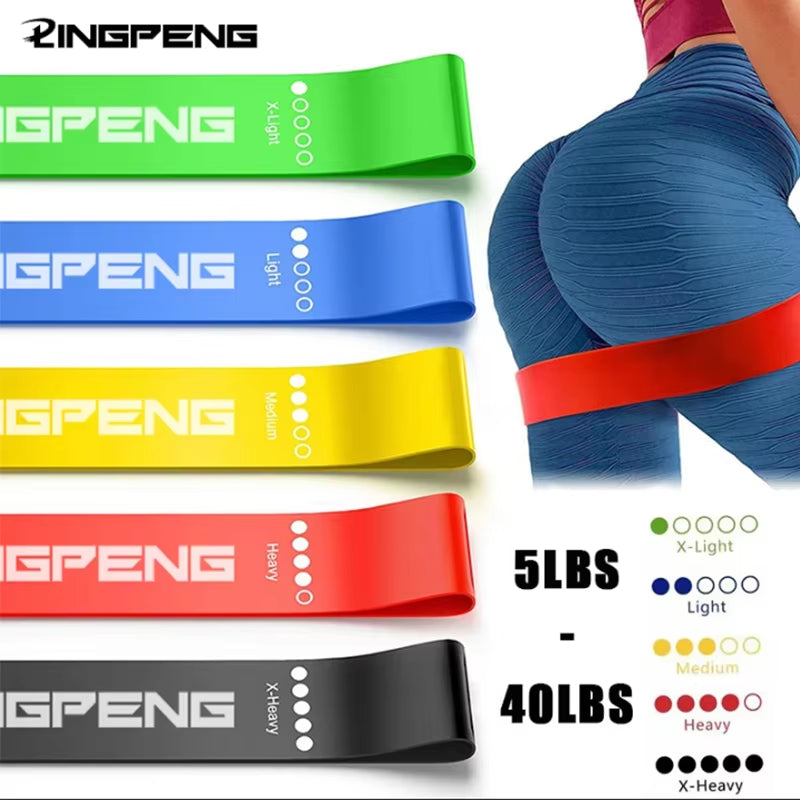 Resistance Bands Set – Yoga, Fitness & Exercise Training Loops for Legs, Hips, Squats & Stretching
