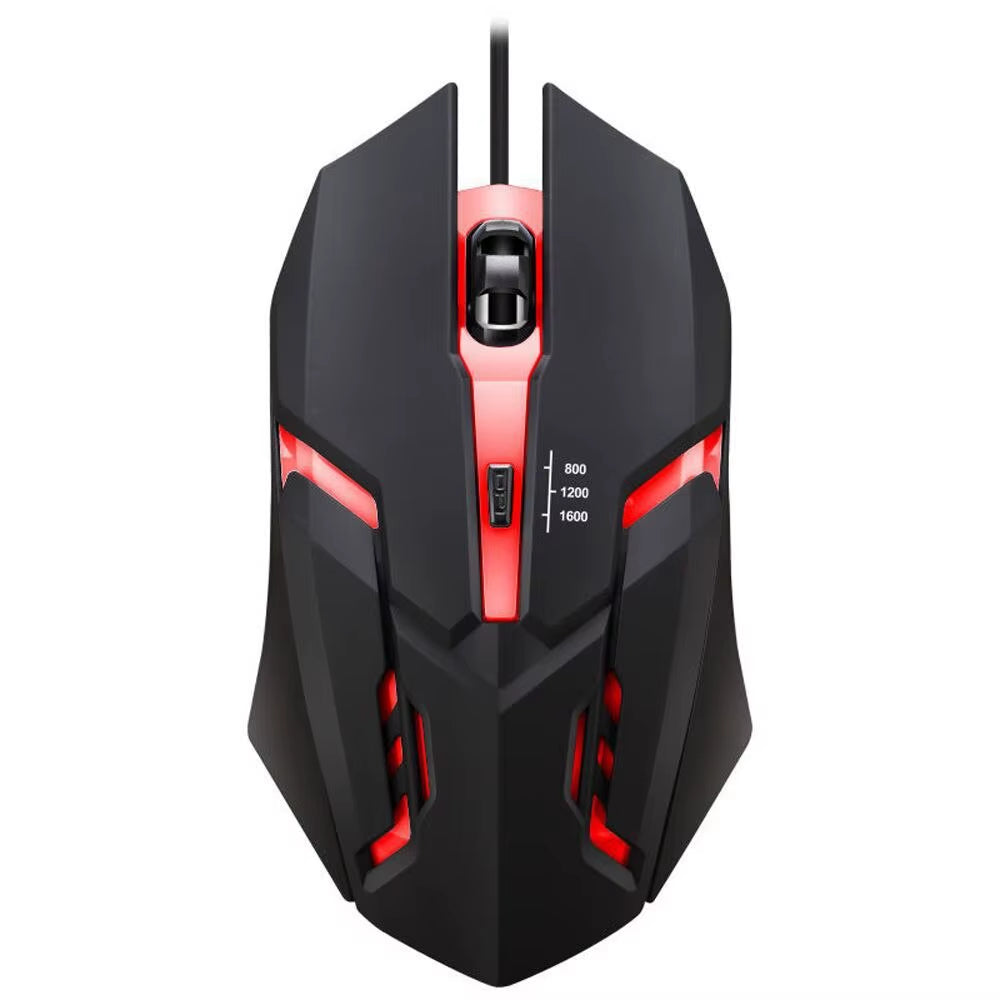 Ergonomic RGB Gaming Mouse – High-Quality 4-Button USB Mouse for Desktop & Laptop