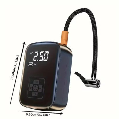 Wireless Electric Car Air Compressor – Portable Tire Inflator for Cars, Motorcycles, Bicycles, Boats & Sports Balls