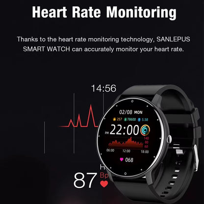 Smart Watch Women Men Ladies Gift Sport Fitness Men Watches Heart Rate Monitor Waterproof Smartwatch for Android IOS