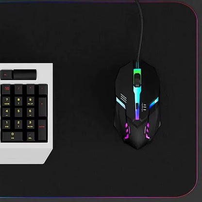 Ergonomic RGB Gaming Mouse – High-Quality 4-Button USB Mouse for Desktop & Laptop