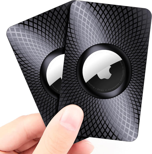 Airtag Wallet Holder – Ultra Thin Apple Airtag Card Case for Purse, Backpack & Handbag ( 2-Pack)