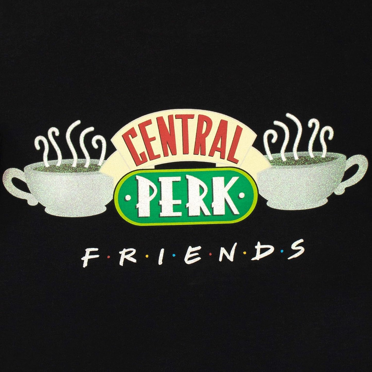 Girls Central Perk Pyjamas | 12 - 13 Years | Black