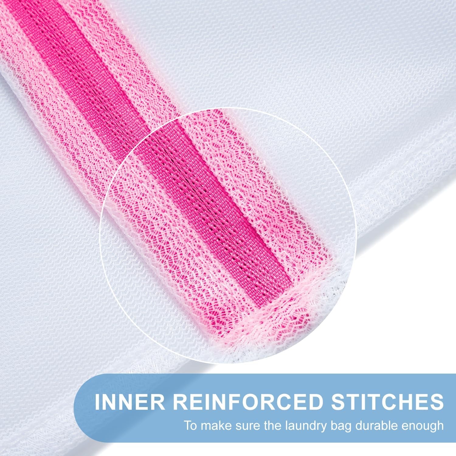 **Reusable Mesh Laundry Bags – Durable Wash Bags for Delicates, Lingerie, Baby Clothes & Travel Storage**