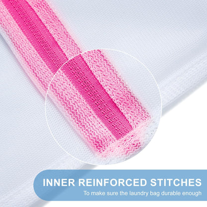 **Reusable Mesh Laundry Bags – Durable Wash Bags for Delicates, Lingerie, Baby Clothes & Travel Storage**