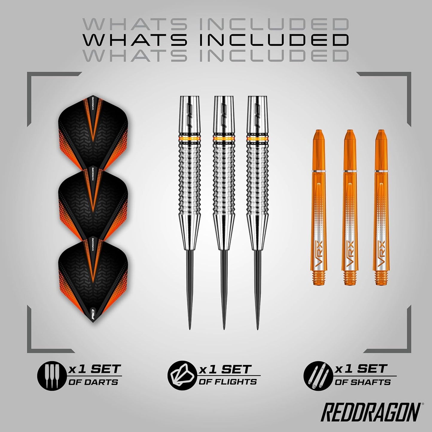 Amberjack Professional Tungsten Darts Set – 90% Tungsten with Flights & Shafts, 22G–30G Options
