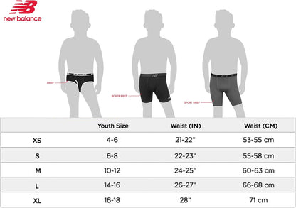 Boy's Trunks (Pack of 4 / 14-16 Years)