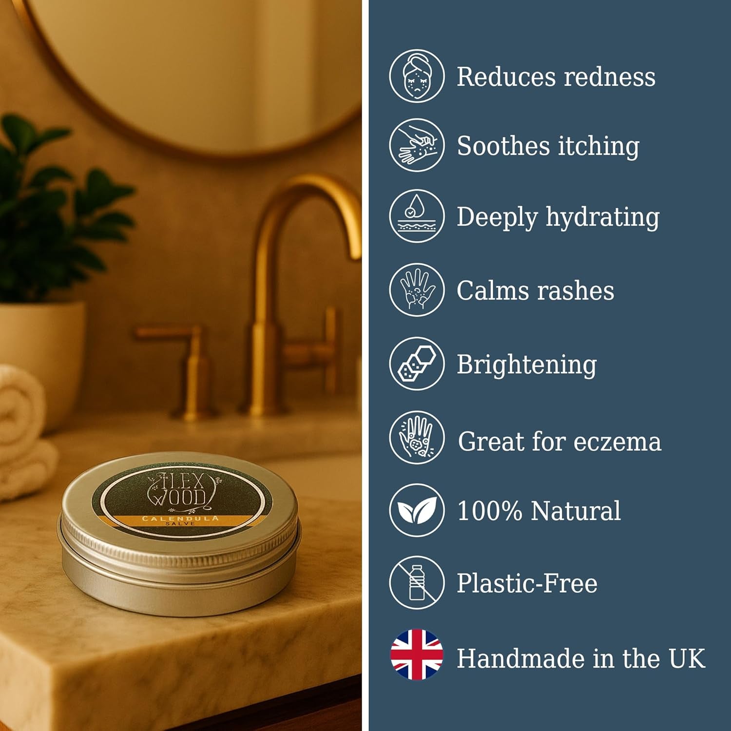 All-Natural Skin Balm - Soothes Rashes, Itching, Dry Skin