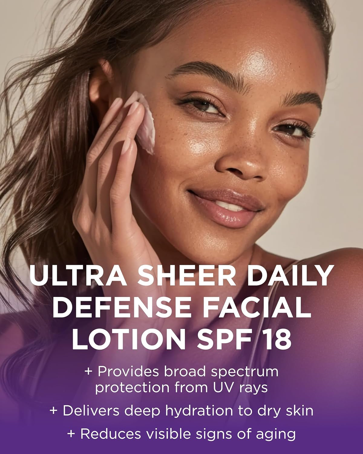 Ultra Sheer Daily Defence Facial Lotion with SPF 18 80 Ml