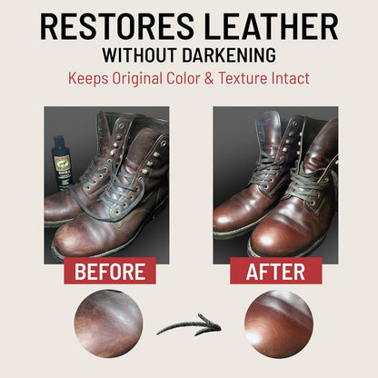 Bick 4 Leather Conditioner & Cleaner – Restores, Polishes & Protects Smooth Leather (8 oz)