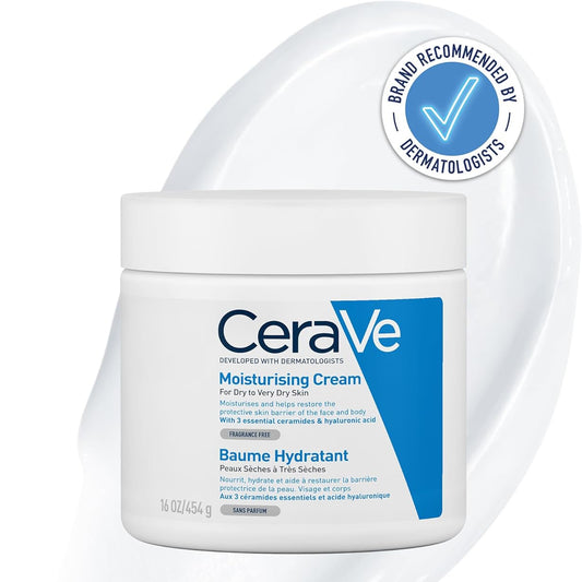 Moisturising Cream, Face & Body, with 3 Essential Ceramides & Hyaluronic Acid