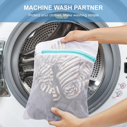 **Reusable Mesh Laundry Bags – Durable Wash Bags for Delicates, Lingerie, Baby Clothes & Travel Storage**