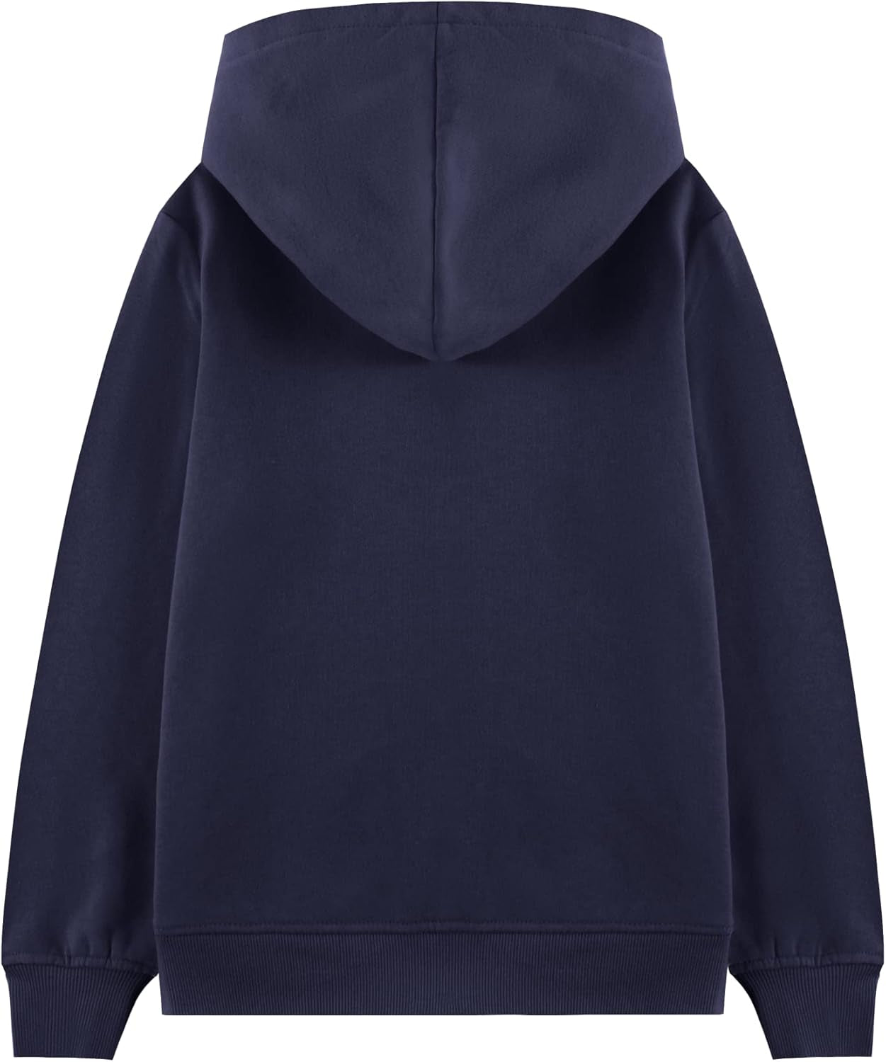 Kids Soft Brushed Fleece Zip-Up Hooded Sweatshirt Hoodie for Boys or Girls (4-12 Years)