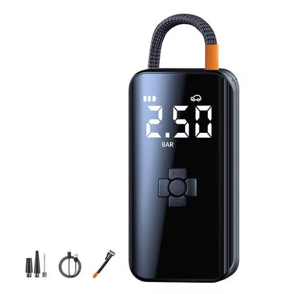 Wireless Electric Car Air Compressor – Portable Tire Inflator for Cars, Motorcycles, Bicycles, Boats & Sports Balls