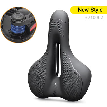 Hollow Breathable Bicycle Saddle | Comfortable Big Butt Bike Seat
