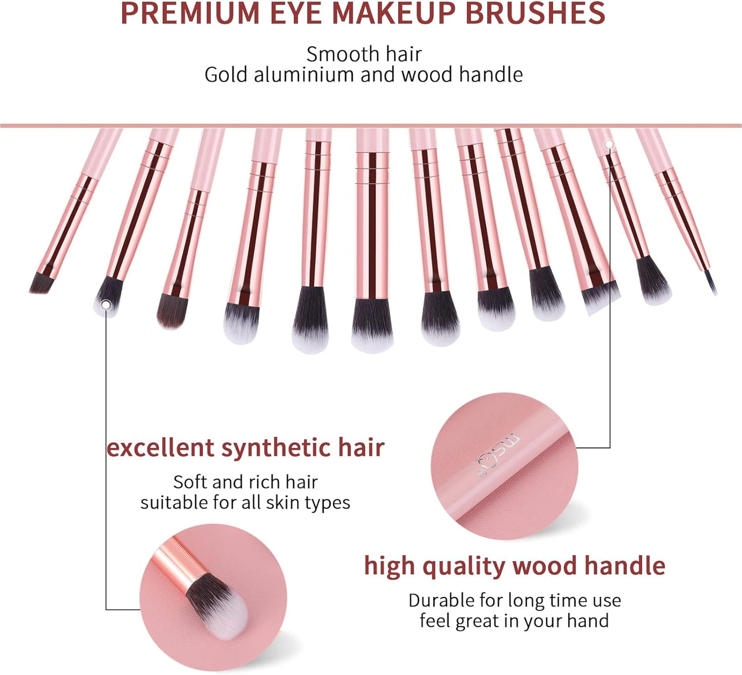 Eyeshadow Brushes Set (12 Pcs)