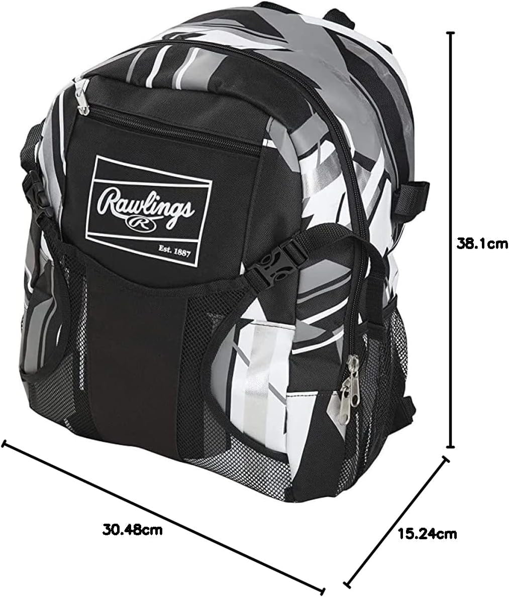 Remix Youth Baseball & Softball Backpack – T-Ball & Youth Gear Bag, Multi-Color Series