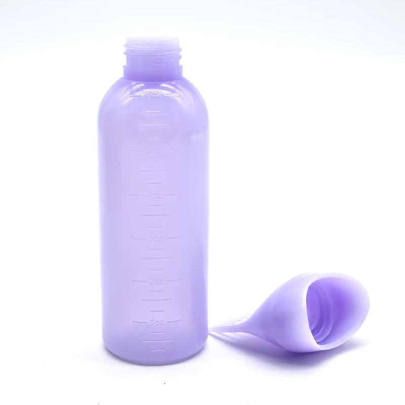 Salon Hair Oil & Dye Applicator Bottle with Comb – 3 Color Professional Tool