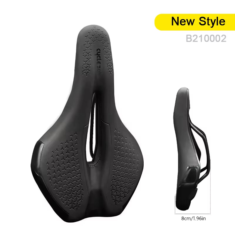 Hollow Breathable Bicycle Saddle | Comfortable Big Butt Bike Seat