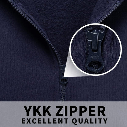 Kids Soft Brushed Fleece Zip-Up Hooded Sweatshirt Hoodie for Boys or Girls (4-12 Years)